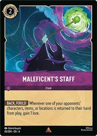 Maleficent's Staff (65/204) [Azurite Sea] | Gear Gaming Bentonville