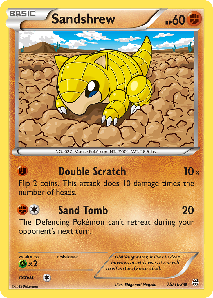Sandshrew (75/162) [XY: BREAKthrough] | Gear Gaming Bentonville