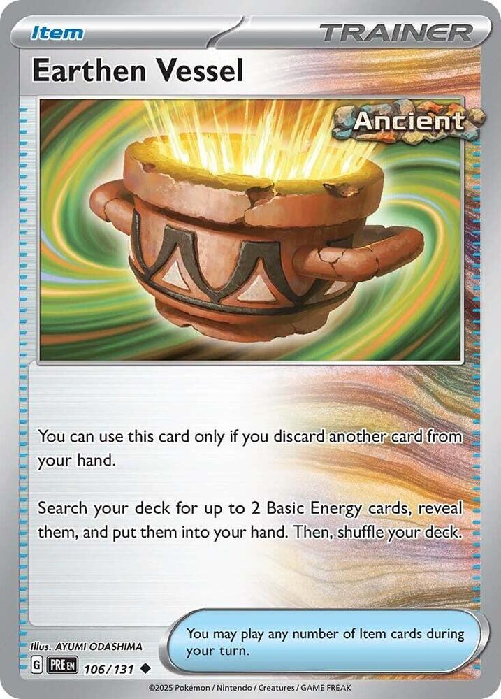 Earthen Vessel (106/131) [Scarlet & Violet: Prismatic Evolutions] | Gear Gaming Bentonville