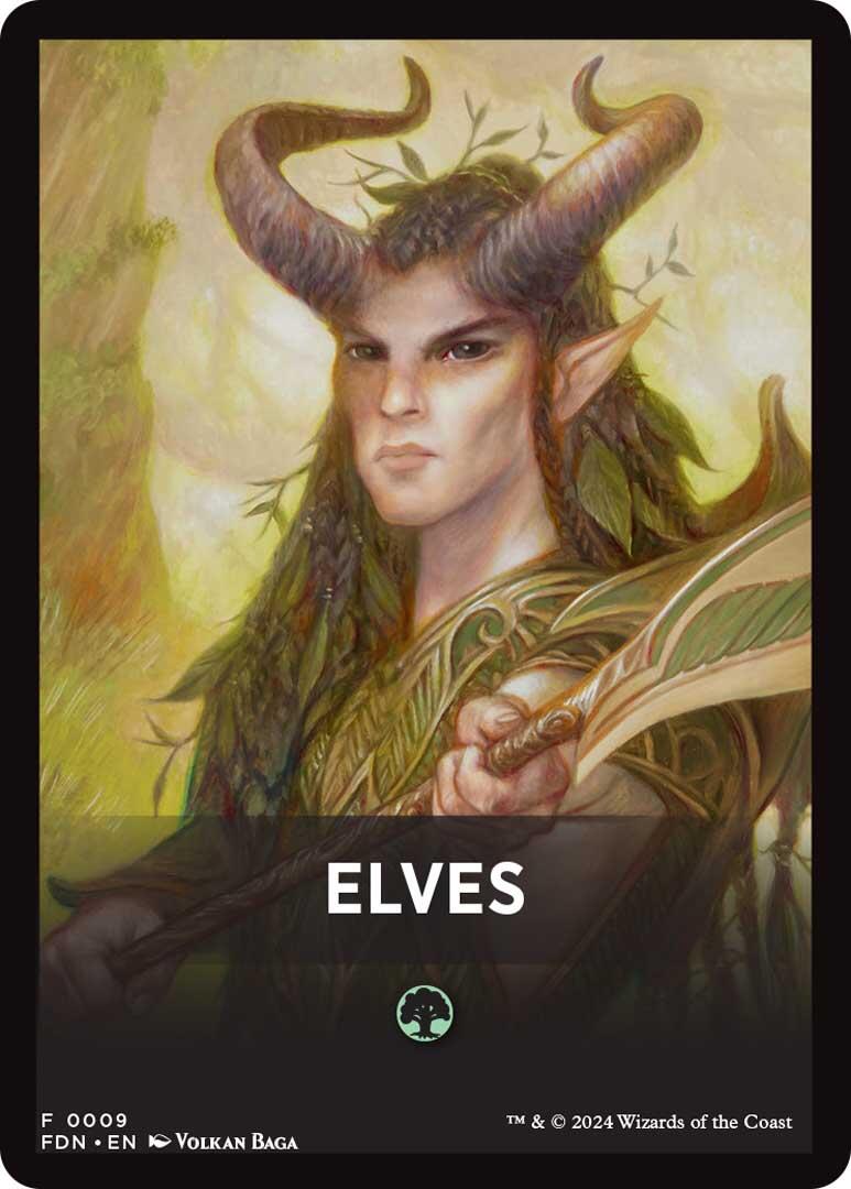 Elves Theme Card [Foundations Tokens] | Gear Gaming Bentonville