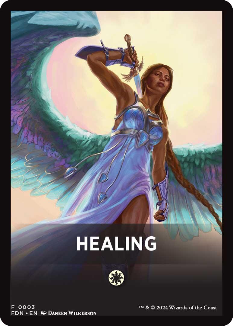 Healing Theme Card [Foundations Tokens] | Gear Gaming Bentonville