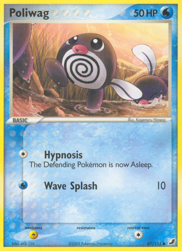 Poliwag (67/115) [EX: Unseen Forces] | Gear Gaming Bentonville