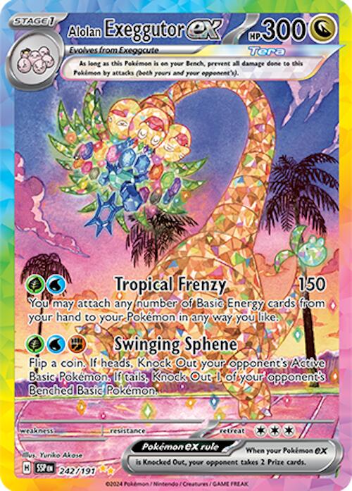 Alolan Exeggutor ex (242/191) [Scarlet & Violet: Surging Sparks] | Gear Gaming Bentonville