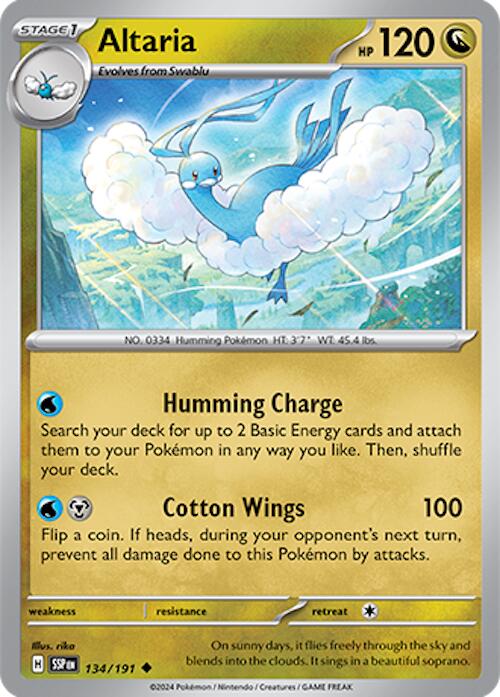 Altaria (134/191) [Scarlet & Violet: Surging Sparks] | Gear Gaming Bentonville