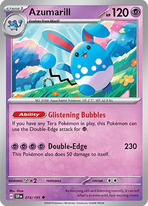 Azumarill (074/191) [Scarlet & Violet: Surging Sparks] | Gear Gaming Bentonville