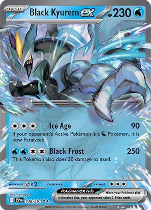 Black Kyurem ex (048/191) [Scarlet & Violet: Surging Sparks] | Gear Gaming Bentonville