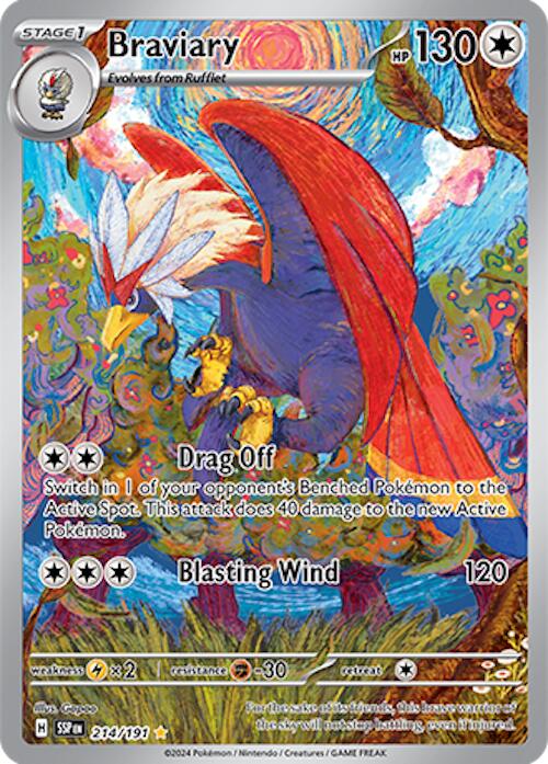 Braviary (214/191) [Scarlet & Violet: Surging Sparks] | Gear Gaming Bentonville