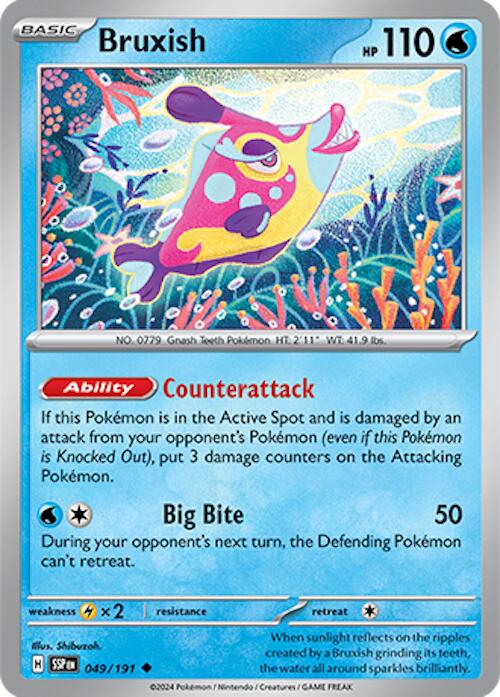 Bruxish (049/191) [Scarlet & Violet: Surging Sparks] | Gear Gaming Bentonville