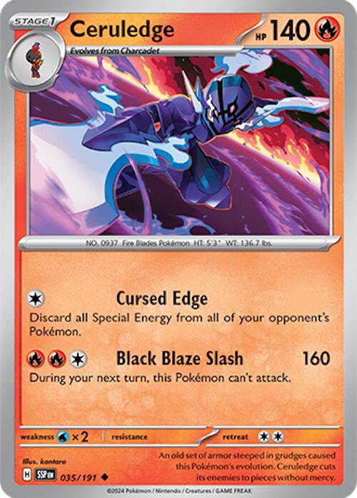 Ceruledge (035/191) [Scarlet & Violet: Surging Sparks] | Gear Gaming Bentonville