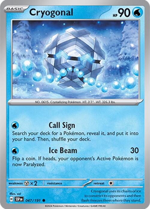 Cryogonal (047/191) [Scarlet & Violet: Surging Sparks] | Gear Gaming Bentonville