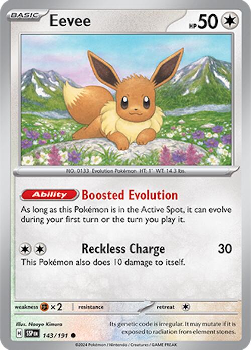 Eevee (143/191) [Scarlet & Violet: Surging Sparks] | Gear Gaming Bentonville