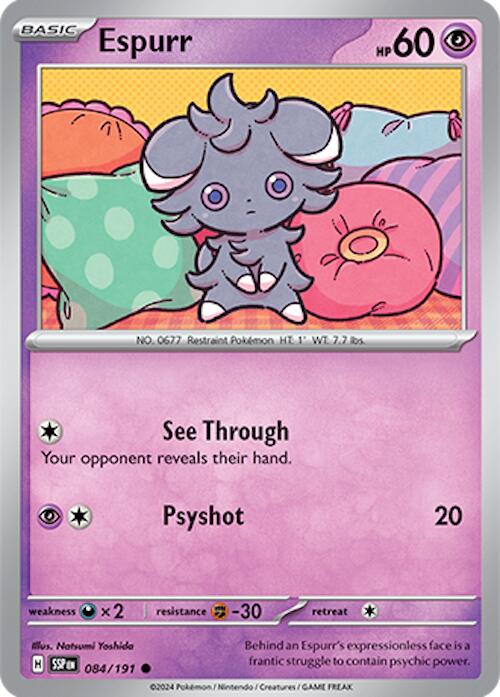 Espurr (084/191) [Scarlet & Violet: Surging Sparks] | Gear Gaming Bentonville