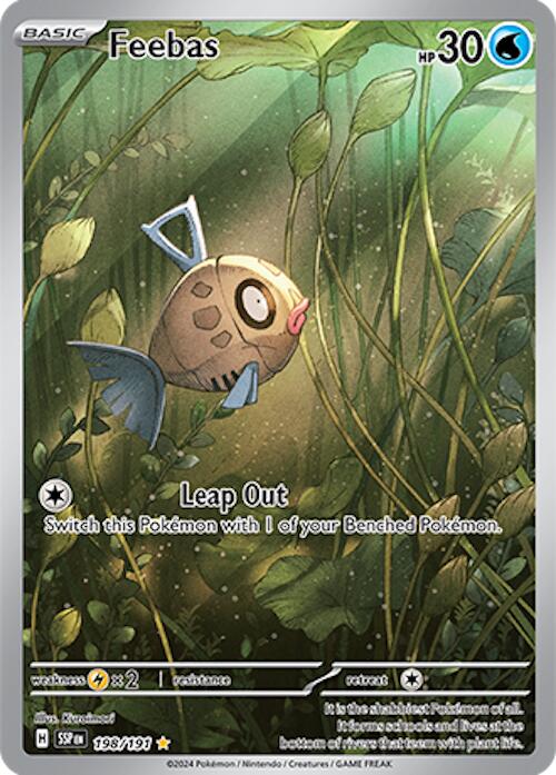 Feebas (198/191) [Scarlet & Violet: Surging Sparks] | Gear Gaming Bentonville