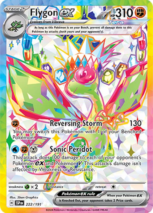 Flygon ex (222/191) [Scarlet & Violet: Surging Sparks] | Gear Gaming Bentonville