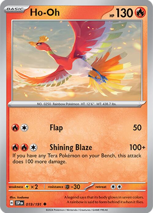 Ho-Oh (019/191) [Scarlet & Violet: Surging Sparks] | Gear Gaming Bentonville