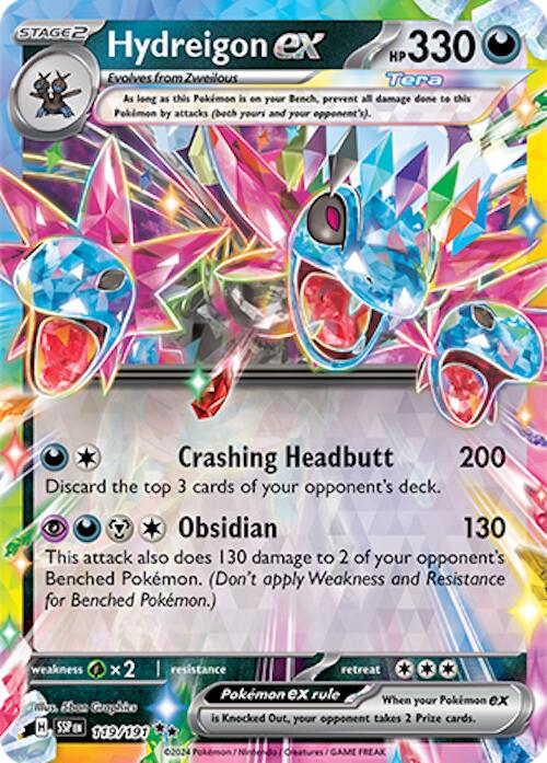 Hydreigon ex (119/191) [Scarlet & Violet: Surging Sparks] | Gear Gaming Bentonville