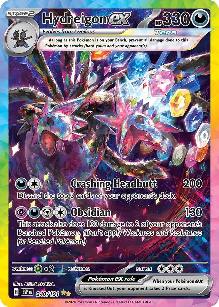 Hydreigon ex (240/191) [Scarlet & Violet: Surging Sparks] | Gear Gaming Bentonville