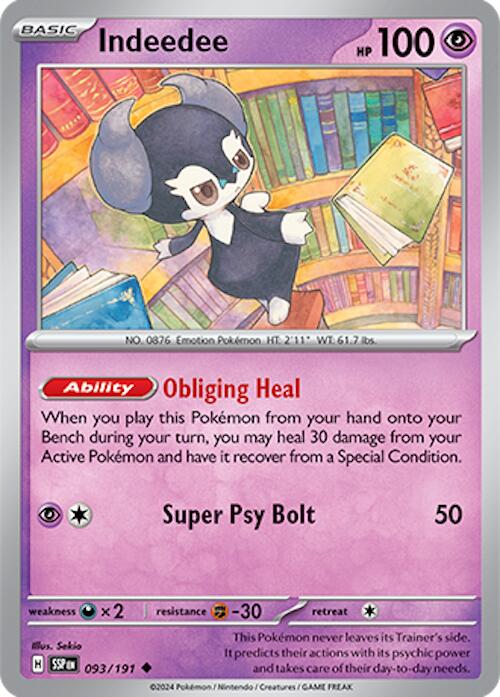 Indeedee (093/191) [Scarlet & Violet: Surging Sparks] | Gear Gaming Bentonville