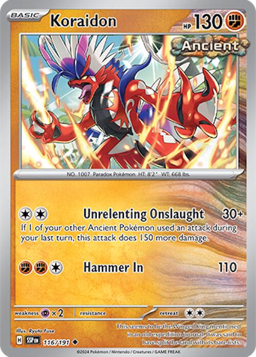 Koraidon (116/191) [Scarlet & Violet: Surging Sparks] | Gear Gaming Bentonville