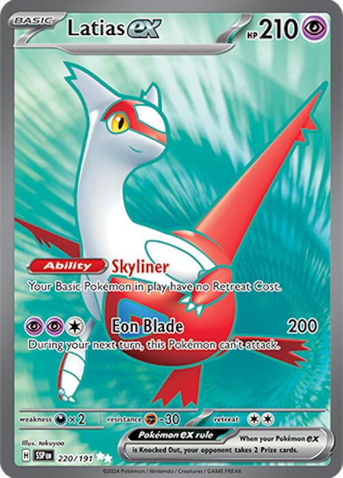 Latias ex (220/191) [Scarlet & Violet: Surging Sparks] | Gear Gaming Bentonville