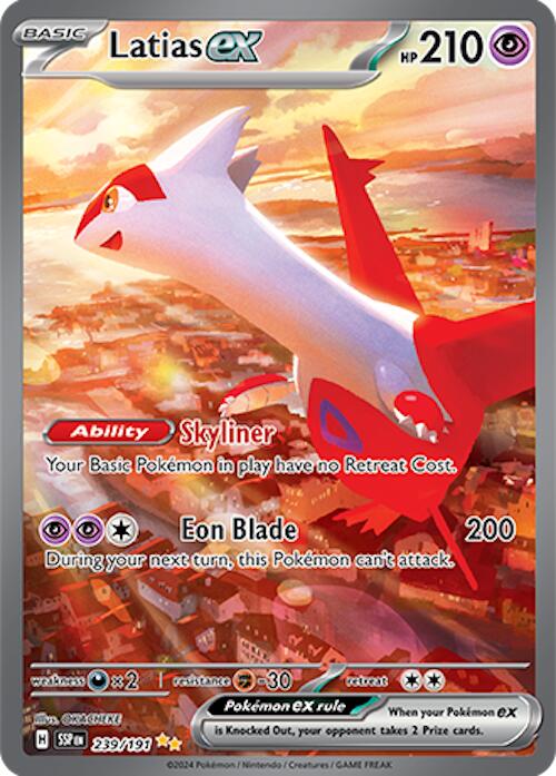 Latias ex (239/191) [Scarlet & Violet: Surging Sparks] | Gear Gaming Bentonville