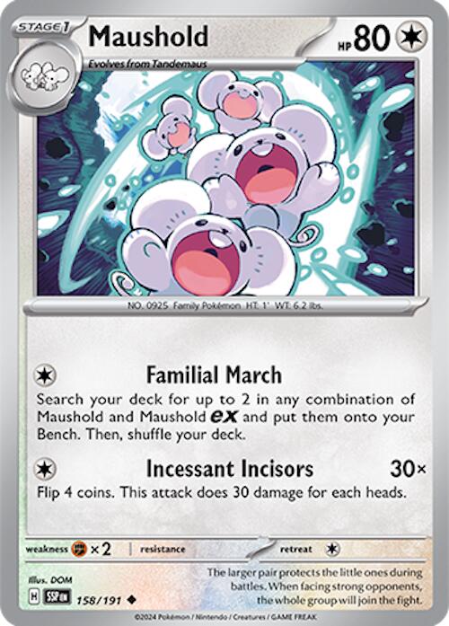 Maushold (158/191) [Scarlet & Violet: Surging Sparks] | Gear Gaming Bentonville