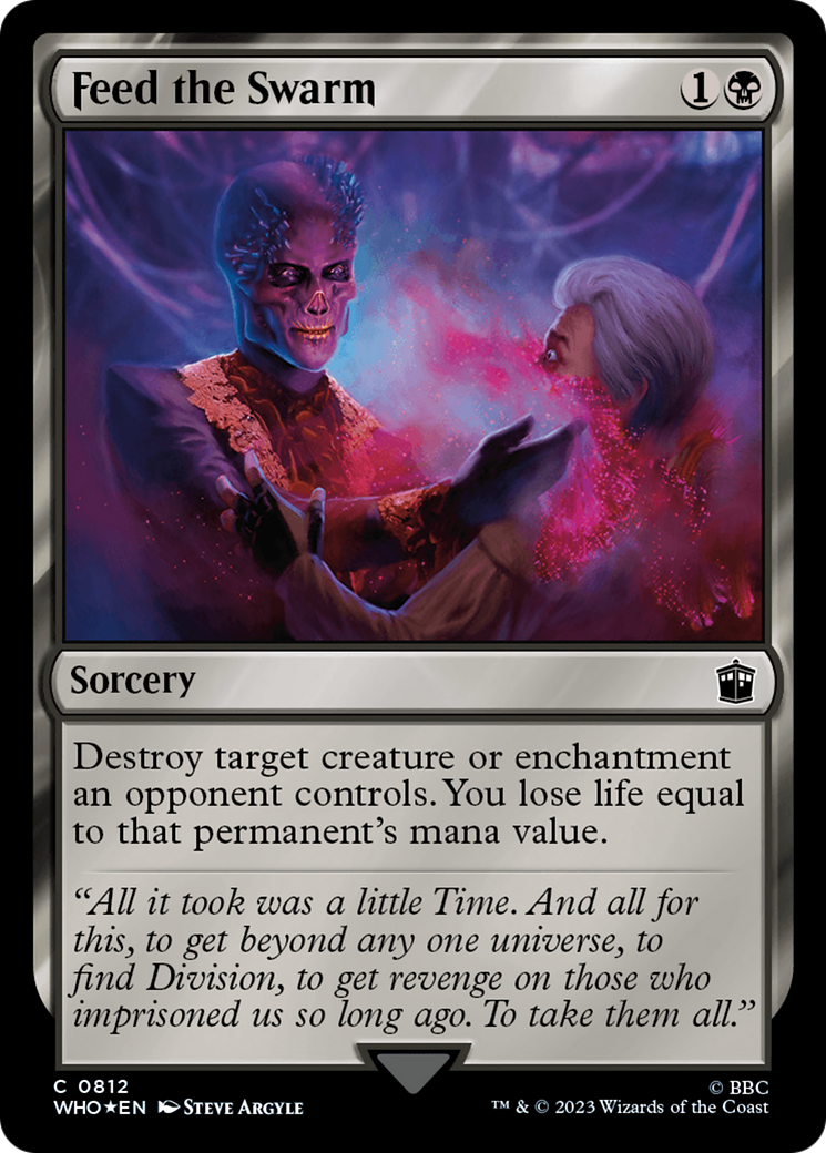 Feed the Swarm (Surge Foil) [Doctor Who] | Gear Gaming Bentonville