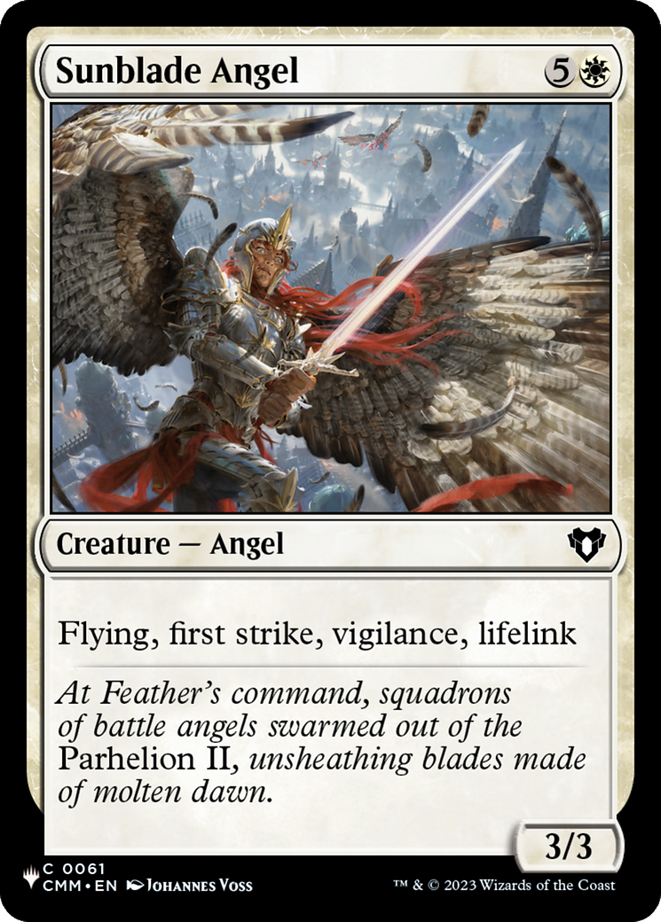 Sunblade Angel [The List Reprints] | Gear Gaming Bentonville