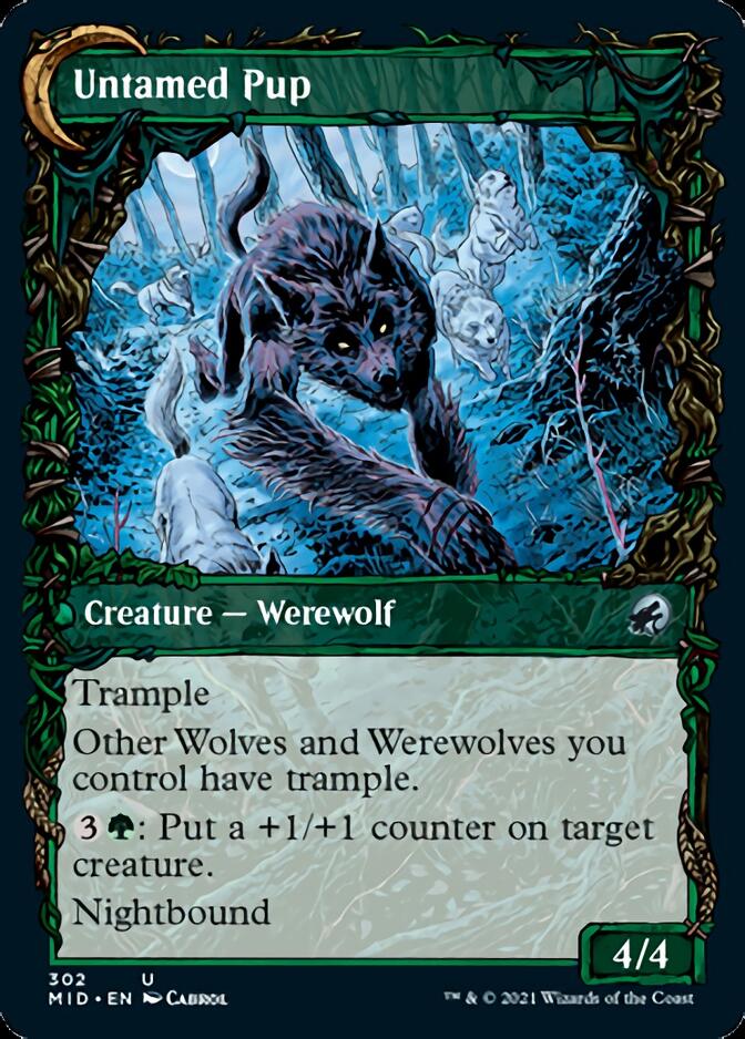 Hound Tamer // Untamed Pup (Showcase Equinox) [Innistrad: Midnight Hunt] | Gear Gaming Bentonville