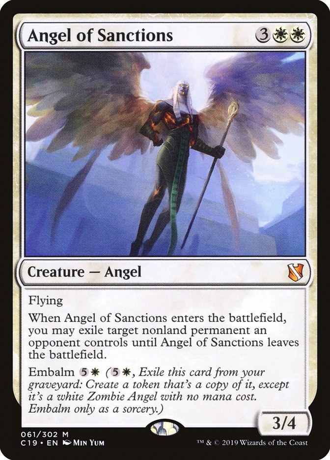 Angel of Sanctions [Commander 2019] | Gear Gaming Bentonville