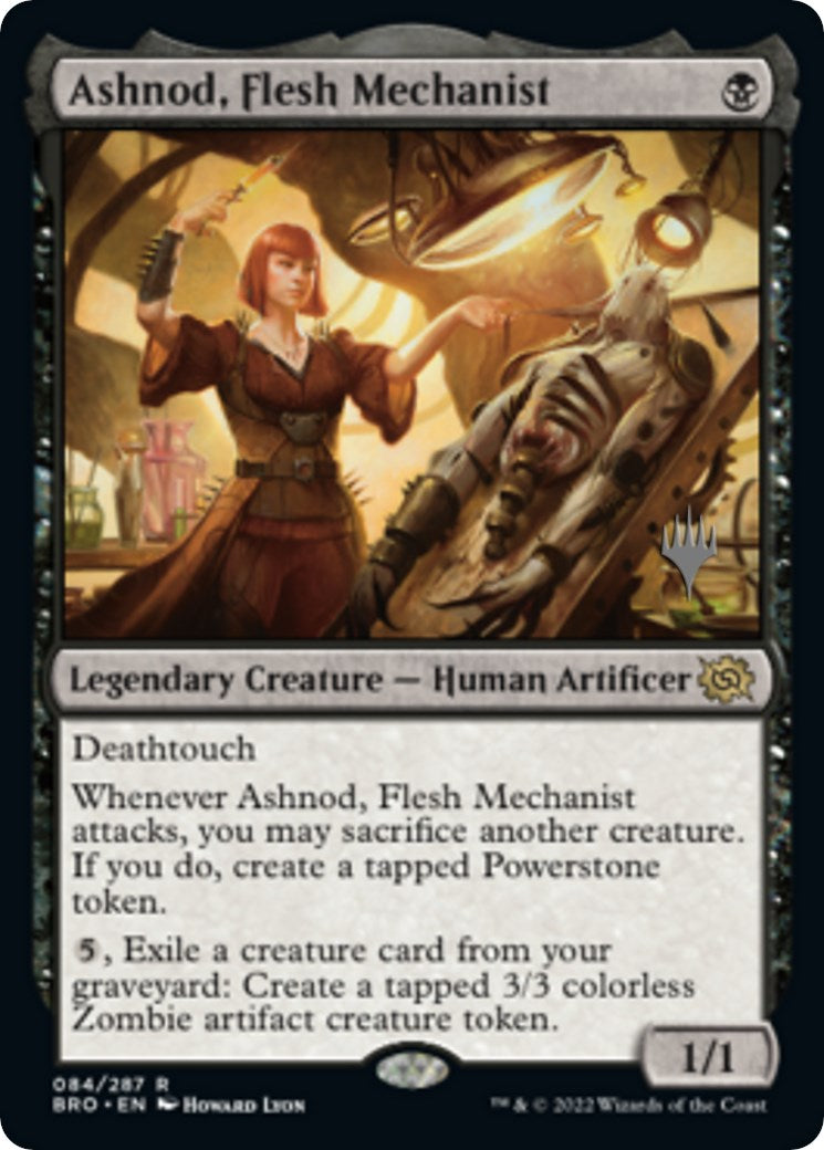 Ashnod, Flesh Mechanist (Promo Pack) [The Brothers' War Promos] | Gear Gaming Bentonville