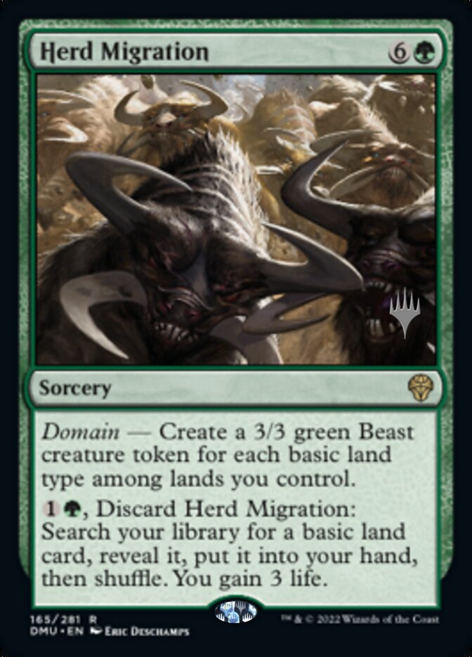 Herd Migration (Promo Pack) [Dominaria United Promos] | Gear Gaming Bentonville