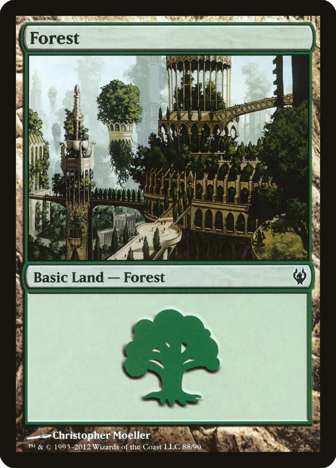 Forest (88) [Duel Decks: Izzet vs. Golgari] | Gear Gaming Bentonville