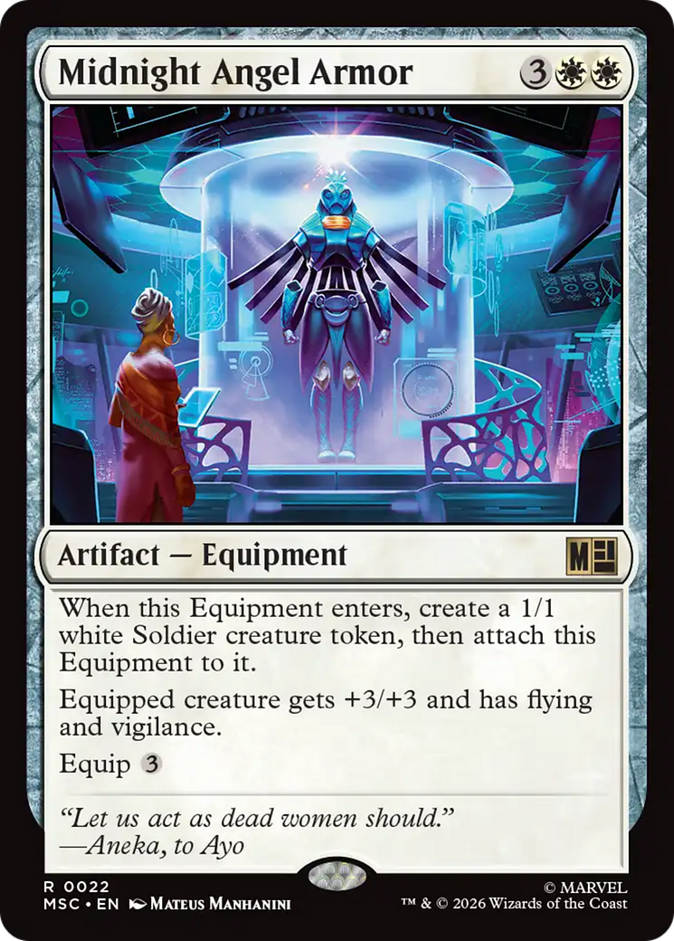 Midnight Angel Armor (Surge Foil) [Marvel Super Heroes Commander] | Gear Gaming Bentonville
