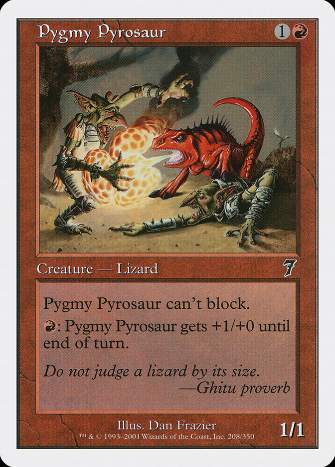 Pygmy Pyrosaur [Seventh Edition] | Gear Gaming Bentonville