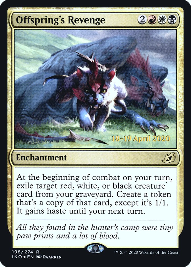 Offspring's Revenge [Ikoria: Lair of Behemoths Prerelease Promos] | Gear Gaming Bentonville