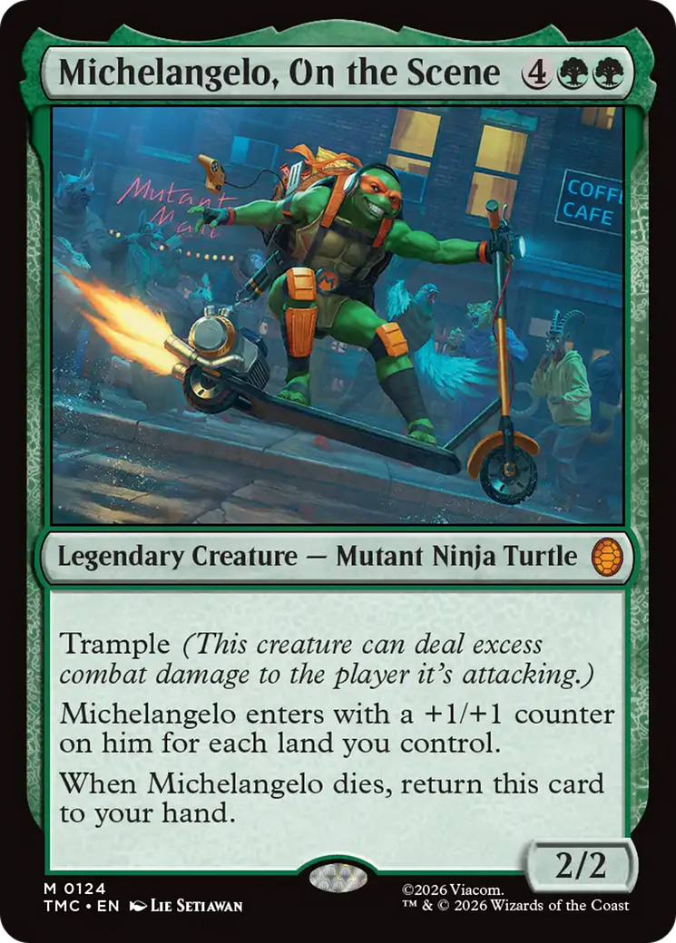 Michelangelo, On the Scene [Teenage Mutant Ninja Turtles Commander] | Gear Gaming Bentonville