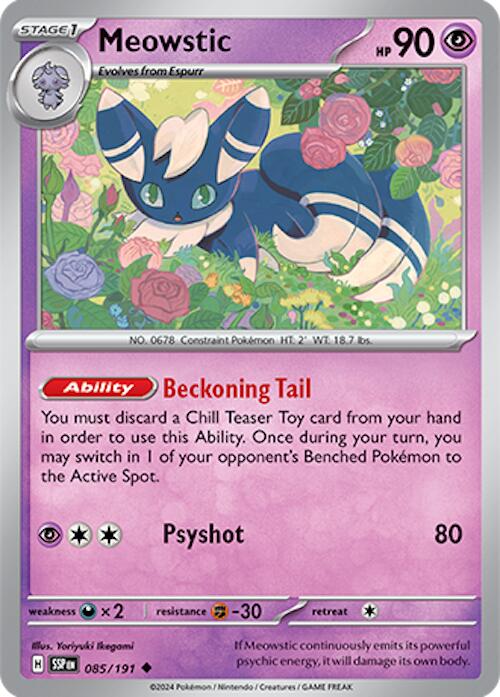 Meowstic (085/191) [Scarlet & Violet: Surging Sparks] | Gear Gaming Bentonville