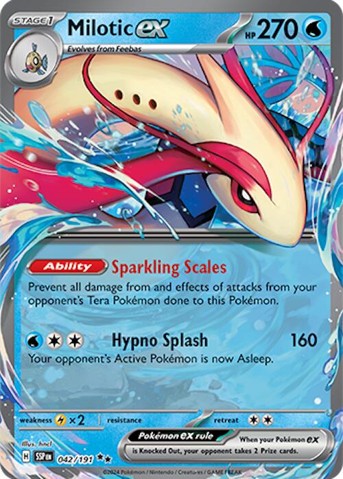 Milotic ex (042/191) [Scarlet & Violet: Surging Sparks] | Gear Gaming Bentonville