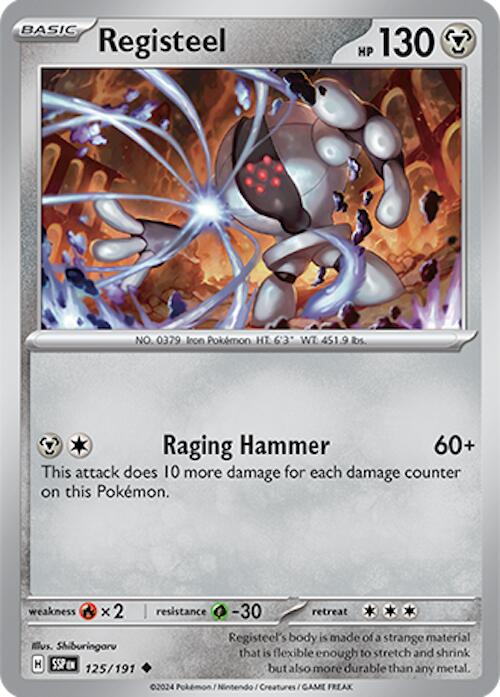 Registeel (125/191) [Scarlet & Violet: Surging Sparks] | Gear Gaming Bentonville