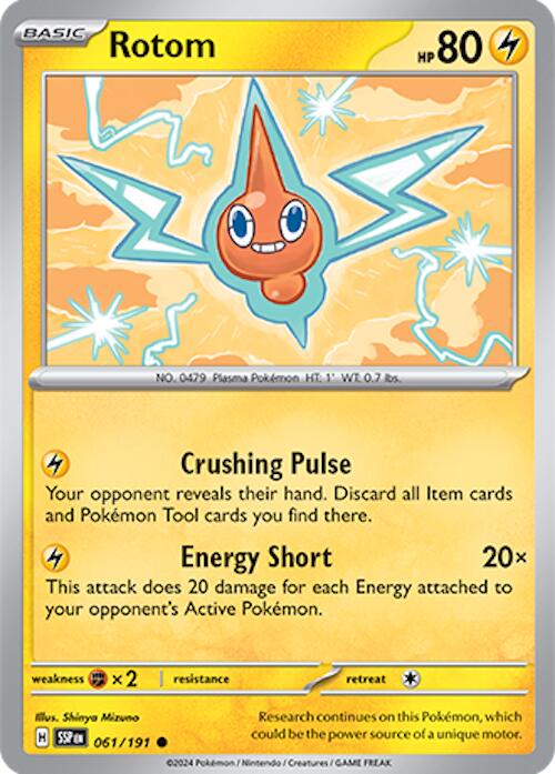 Rotom (061/191) [Scarlet & Violet: Surging Sparks] | Gear Gaming Bentonville