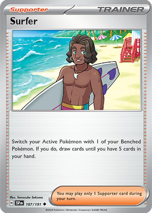 Surfer (187/191) [Scarlet & Violet: Surging Sparks] | Gear Gaming Bentonville