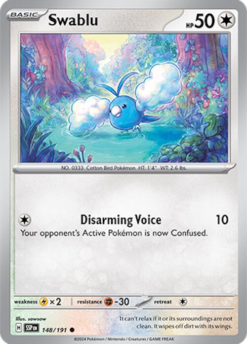 Swablu (148/191) [Scarlet & Violet: Surging Sparks] | Gear Gaming Bentonville