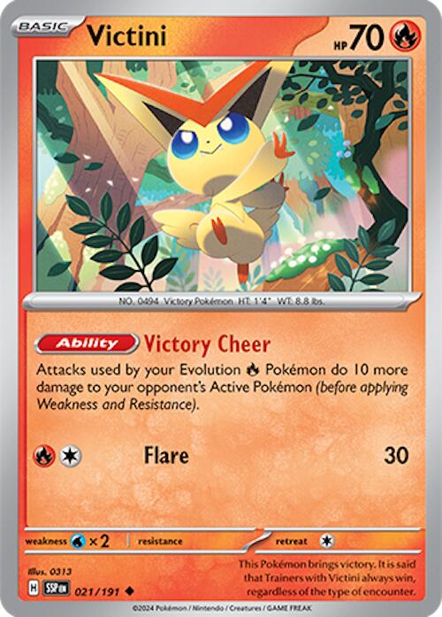 Victini (021/191) [Scarlet & Violet: Surging Sparks] | Gear Gaming Bentonville