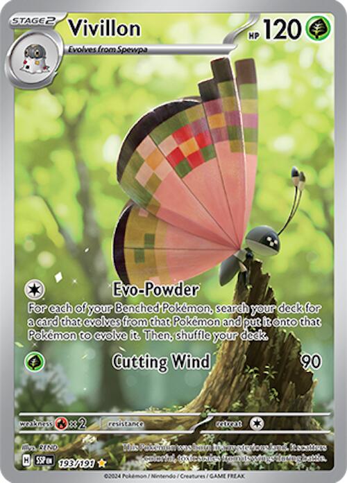 Vivillon (193/191) [Scarlet & Violet: Surging Sparks] | Gear Gaming Bentonville