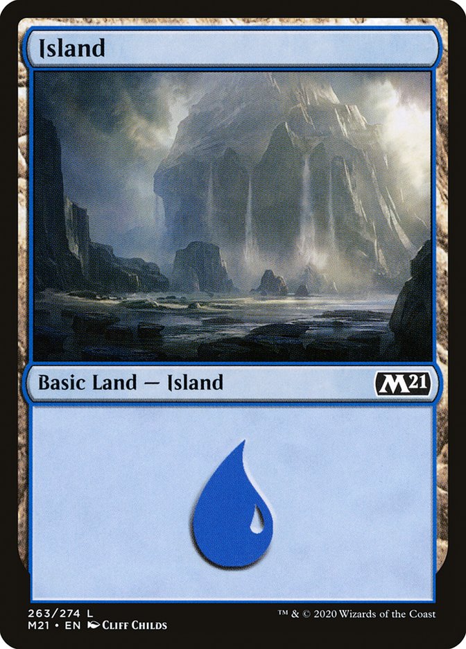 Island (263) [Core Set 2021] | Gear Gaming Bentonville