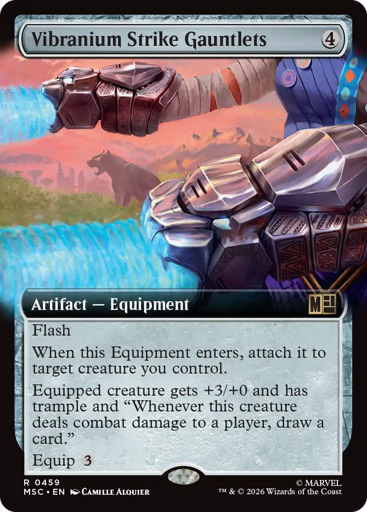 Vibranium Strike Gauntlets (Extended Art) [Marvel Super Heroes Commander] | Gear Gaming Bentonville