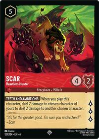 Scar - Heartless Hunter (127/204) [Azurite Sea] | Gear Gaming Bentonville