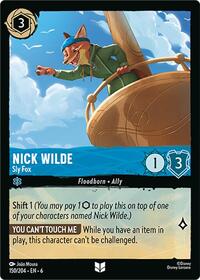 Nick Wilde - Sly Fox (150/204) [Azurite Sea] | Gear Gaming Bentonville