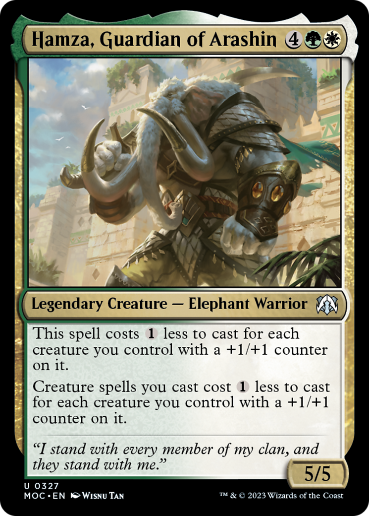 Hamza, Guardian of Arashin [March of the Machine Commander] | Gear Gaming Bentonville